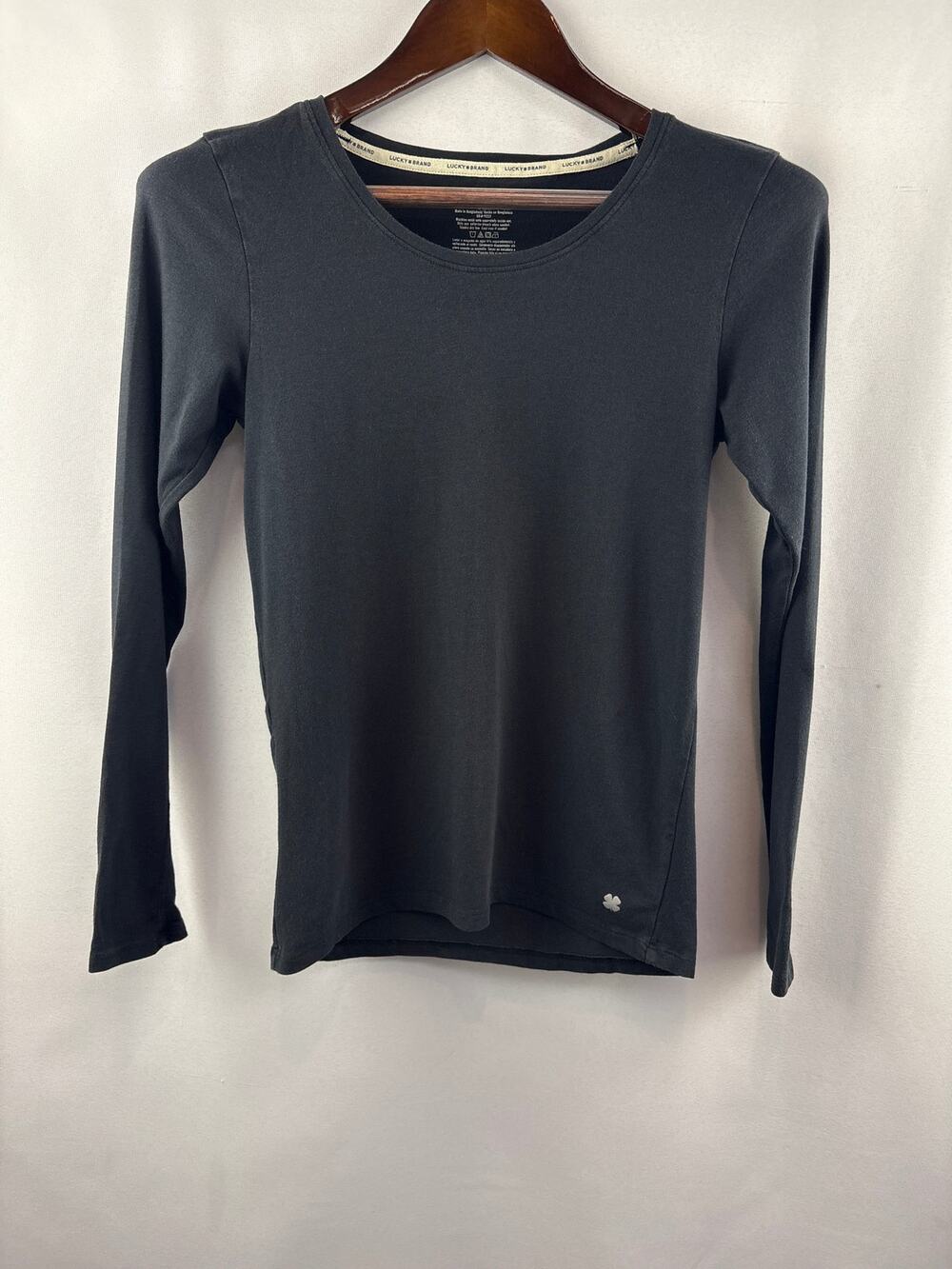 Women’s Lucky Brand Small Black Long Sleeve Shirt